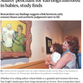 Professor Denis Mareschal offers expert comment on infants artwork preferences