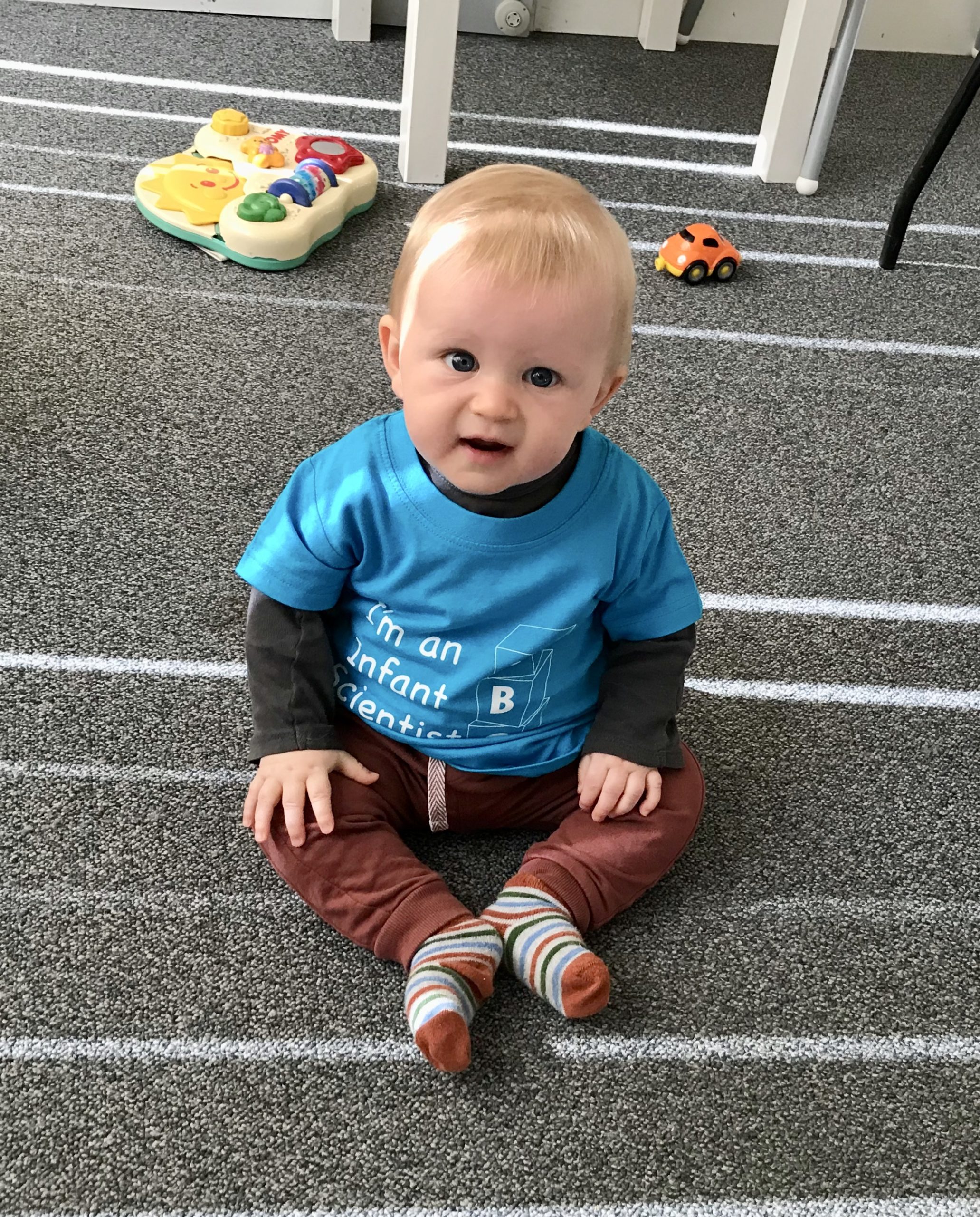 First infant scientist visits the newly reopened Babylab!