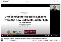 Unleashing the Toddlers: Lessons from the new Birkbeck ToddlerLab