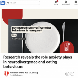Does neurodiversity affect eating behaviours in teenagers?
